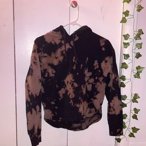 Bleach tie-dyed XS hoodie